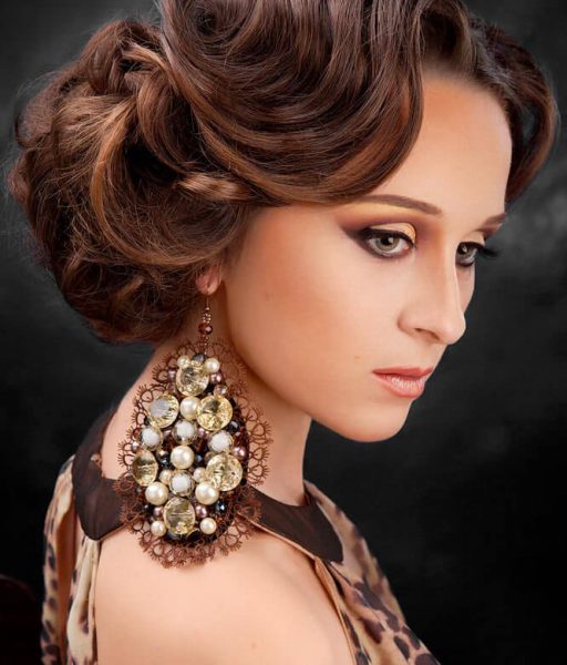 Hair stylist services - Oxana Zencenco, makeup artist - Natalia Cuzincov, Chisinau, Moldova.